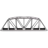 HO KIT Code 100 18 Through Truss Bridge, Silver