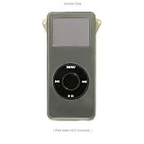 Apple iPod nano (2GB) FlexiSkin - The Soft Low-Profile Case (Smoke Grey (cut-out wheel))