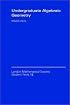 Undergraduate Algebraic Geometry (London Mathematical Society Student Texts)