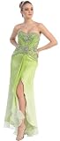 Strapless Dress New Elegant Prom Soft Silk Long Gown #27009