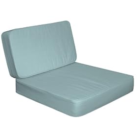 Strathwood Balboa Deep Seat Armless Chair Cushion, Blue Haze