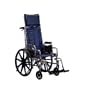 Invacare IVC Tracer SX5 Recliner w Footrest BLUE 16 in Seat Width Removable Dsk Arm