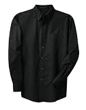 Port Authority Signature - Stretch Poplin Shirt Black-M