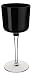 Cascara Black Glass - Wine Goblet  195mm