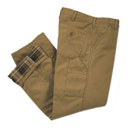 Buy Carhartt® Flannel Lined Duck Work Dungarees 36 Inseam by CARHARTT