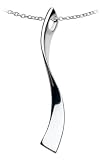 Image of Kit Heath Sterling Silver 9096 Long Thin Twist Pendant + 18
