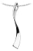 Kit Heath Sterling Silver 9096 Long Thin Twist Pendant + 18