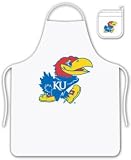 Kansas Jayhawks Apron Set Tailgate Kit