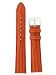 Watch Band Lizard Grain Orange Patent Leather Strap