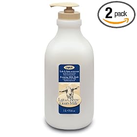 Canus Goat's Milk Foaming Milk Bath, 33.6-Ounce Pump (Pack of 2) by Canus Goat's Milk