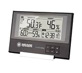 Meade Instruments Corporation Slim Line Indoor Outdoor Temperature Humidity Large Lcd Display
