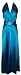 Rhinestone Pin Satin Satin Halter Gown Bridesmaid Prom Dress