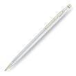 Cross Classic Century, Medalist, Ballpoint Pen, with Polished Chrome and 23 Karat Gold Plated Appointments (3302)