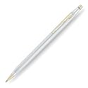 Cross Classic Century Medalist Ball-Point Pen with Polished Chrome and 23 Karat Gold Plated Appointments
