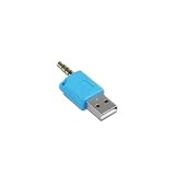 Shop4accessories USB Charger Sync Dock To Fit 2nd 3rd Gen Apple iPod Shuffle In Blue.