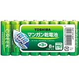 東芝 鉛無添加マンガン乾電池 単3形8本パック [キングパワー・クリーク] R6P EM 8MP