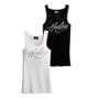 Harley-Davidson� Women's Embellished Layering Tank Top. Graphics. Black 99117-10VW; White 99116-10VW