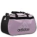 adidas Diablo Small Duffel The Diablo Small Duffel Has A Top-Loading Main Compartment. The Shoulder Strap Is Adjustable And The Webbing Carry Handles Have A Padded Wrap. The Adidas Brandmark Is Screen-Printed On The Side And End Panels. Dimensions: 18.5In X 11In X 10In