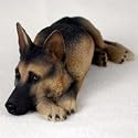 German Shepherd, Tan and Black Dog Figurine - MyDog