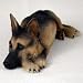 German Shepherd, Tan and Black Dog Figurine - MyDog