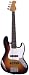SX SJB-62 Short Scale Bass Guitar 3-Tone Sunburst Finish