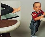 Toddler Shield Table Pad, Medium 141 - 192 Colors: Black