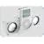 iTALKonline Portable Stereo Speakers For iPod 3G, iPod 4G, iPod Color, iPod Mini, iPod Nano, iPod Photo, iPod Shuffle, iPod Video, iPod Nano 2nd Generation with Mains Adapter - WHITE