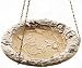 Rose Hanging Birdbath (Weathered Limestone)