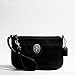 Coach Leather Peyton Capacity Wristlet Bag Clutch Wallet Black