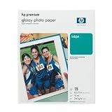 HP Premium Photo Paper, Glossy (C6039A, 8.5x11, 15 Sheets)