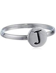 Sterling Silver Initial Ring