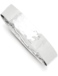 Sterling Silver Hammered Bangle