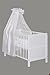 Kinderbett | Gitterbett | 10-teilig | WEISS | umbaubar zum Juniorbett