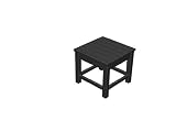 Club 18 Side Table Frame Color: Black