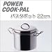 POWER�@COOK-PAL�i�p���[�N�b�N�p���j �p�X�^�|�b�g22cm YH6420