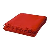 Luxury Soft Fleece Throw 130cm X 170cm Colour Red