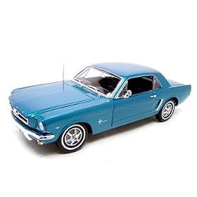 1964 1/2 FORD MUSTANG TURQOUISE 1:18 DIECAST MODEL