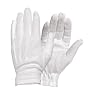 White or Black Cotton Gloves - Pair (Free Shipping on orders over $19.95)