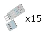 Three Panel 3 Panel THC, COC, MAMP Drug Test w/cassette  15 Pack