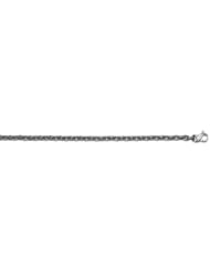 CleverEves 14Kt White Gold Solid Oval 3.5mm Bracelet