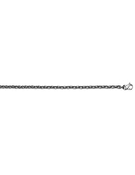 14KT White Solid Oval 3.5mm Bracelets Length = 8