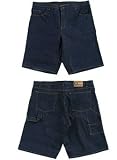 Mens 5-Pocket Jean Carpenter Shorts, Big Sizes