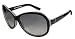Tres Noir Optics NEUTRON BOMB Sunglasses SHINY BLACK+BLUE STRIPE FRAMES / SMOKE GRADI...