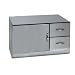 ARFG-42FBC 42 Refrigerated Grill Cart with 4 Cu. Ft. Door Section with Adjustable Wire Shelve
