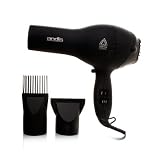 Andis Pro 1875 Tourmaline Ionic Black Soft Touch Finish Model No. 82065 - B0007LHTGK