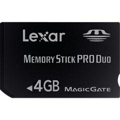 Tarjeta Lexar de Memoria Stick PRO-Duo-4GB