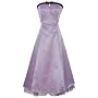 50's Strapless Satin Formal Bridesmaid Prom Dress