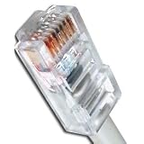 50 Ft Ethernet Network Patch Cable Cord Rj45 Cat5e Gray for Internet Routers and Gaming by