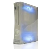 SPECIAL EDITION Xbox 360 GHOST CASE - SPEKTER SMOKE CASE/HDMI/BLUE LIGHTS