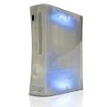 SPECIAL EDITION Xbox 360 GHOST CASE - SPEKTER SMOKE CASE/HDMI/BLUE LIGHTS